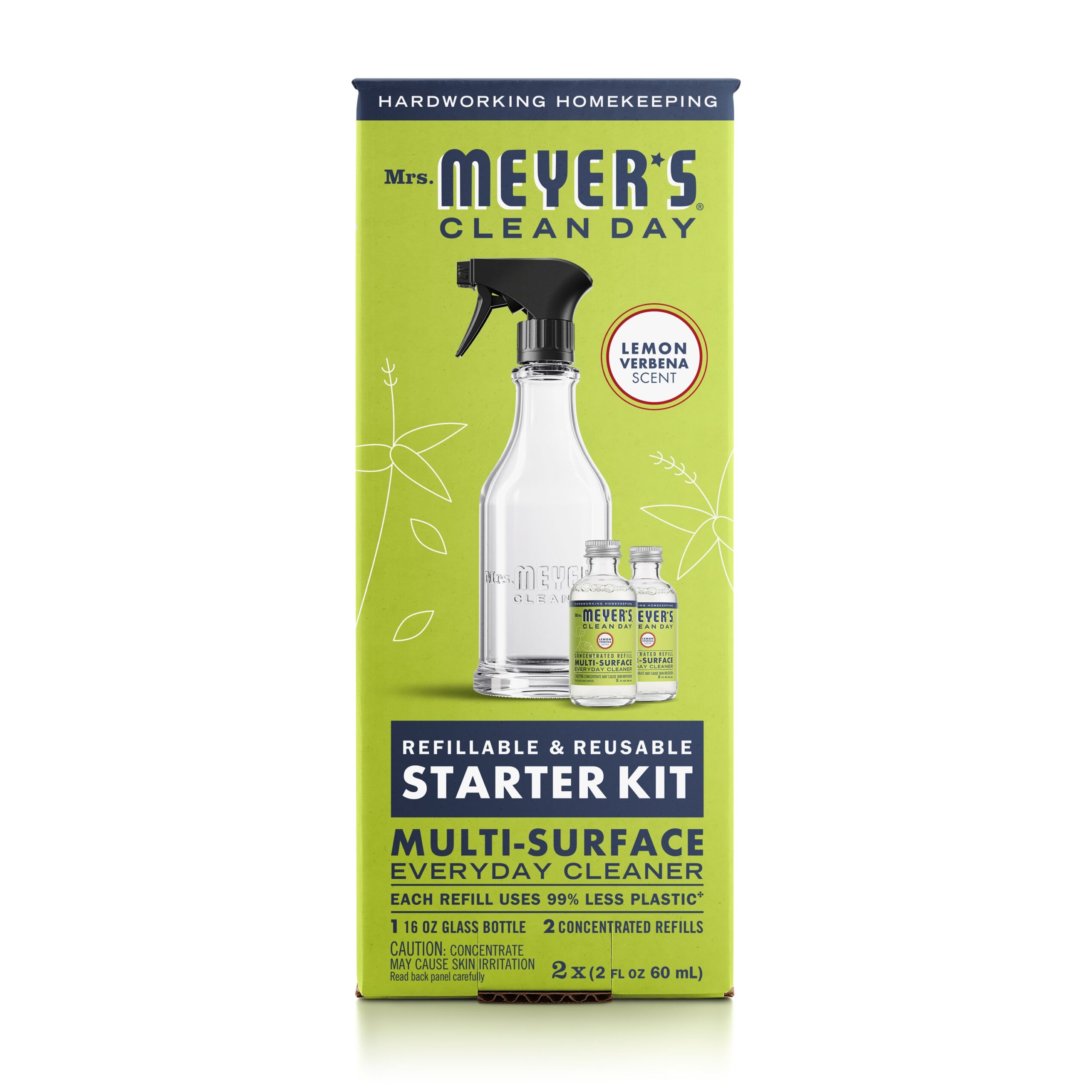 Lemon Verbena Multi-Surface Everyday Cleaner Concentrate Starter Kit - Image 2