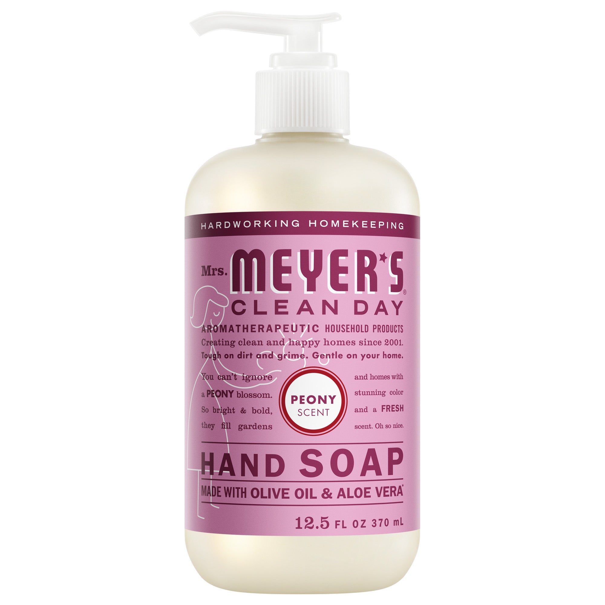 Peony Liquid Hand Soap & Refill Set - Image 3